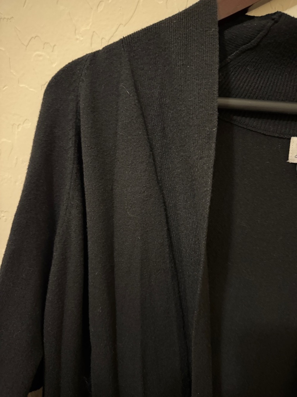 a new day Black Open-Front Longline Cardigan - Picture 4 of 5